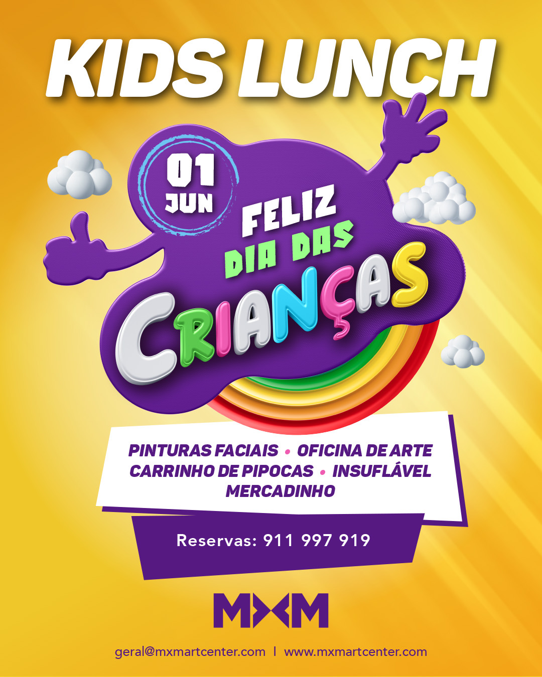 Kids Lunch - Dia da Criança na MXM