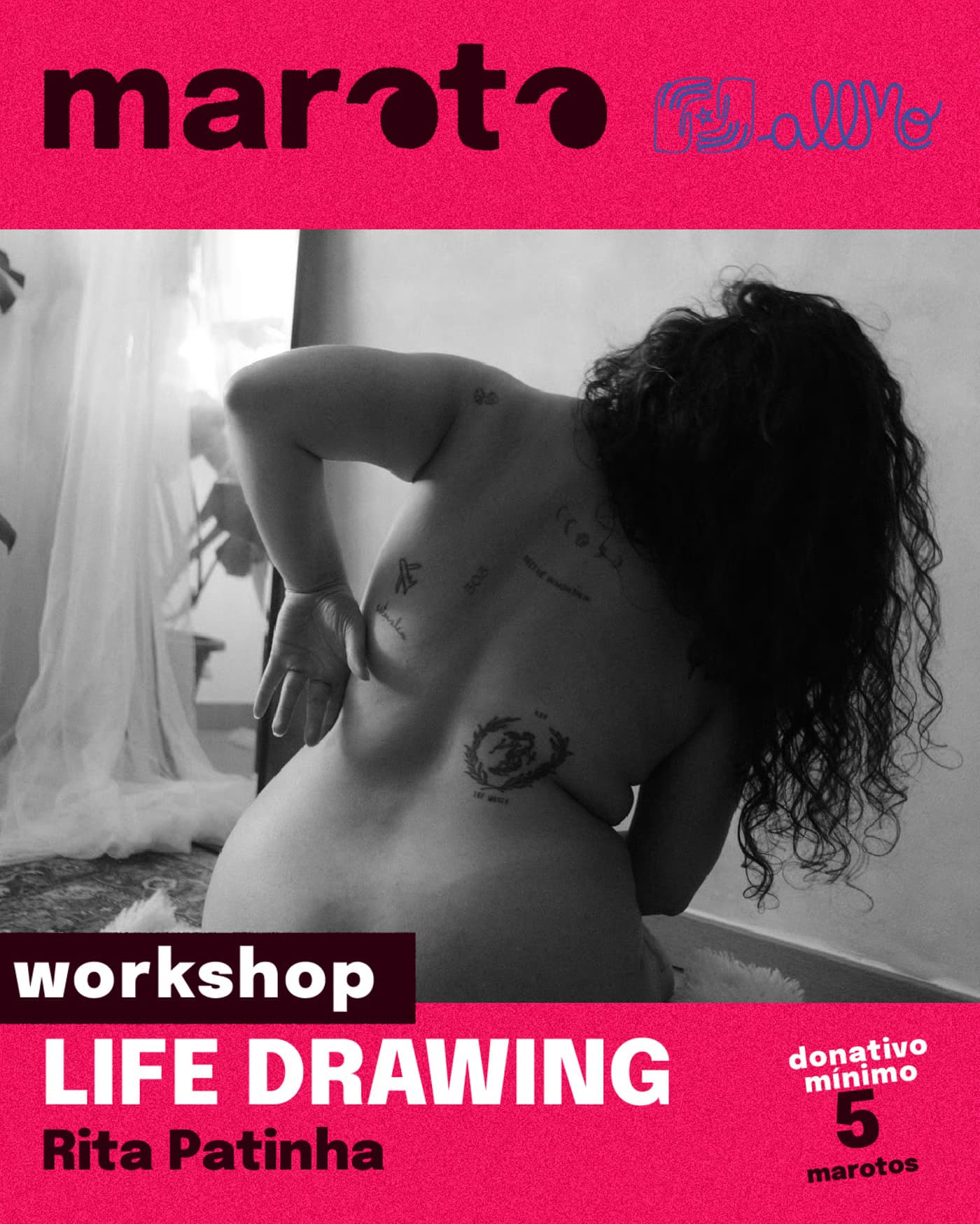 Lifedrawing com Rita Patinha