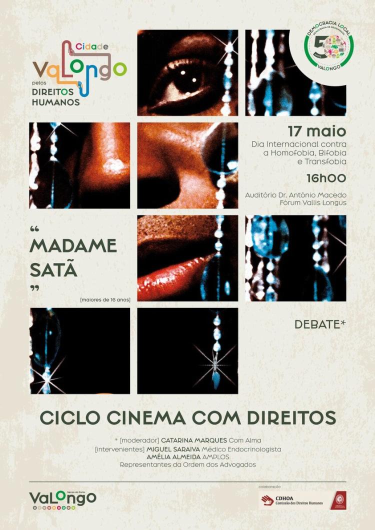 'Madame Satã' no Ciclo de Cinema com Direitos