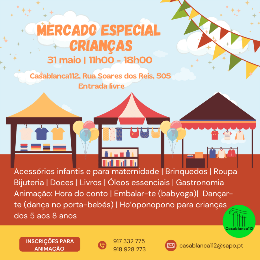 Mercado especial para crianças