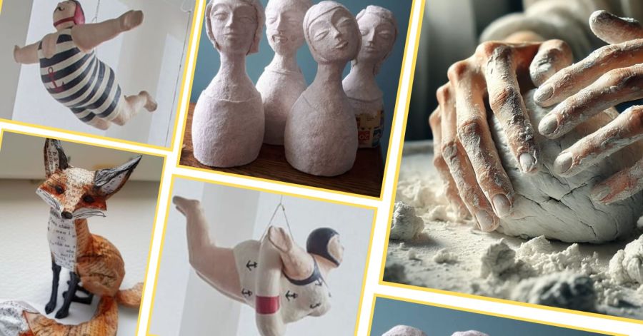 Pequenas Esculturas – Papel Machê