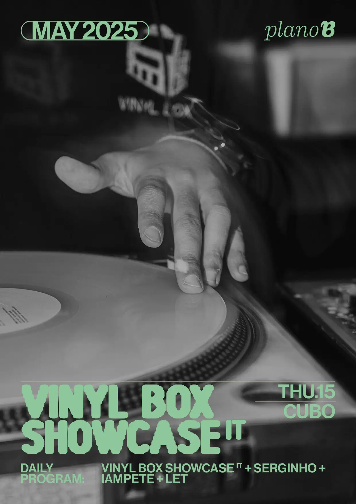 Vinyl Box Showcase (IT) + Serginho - Plano B