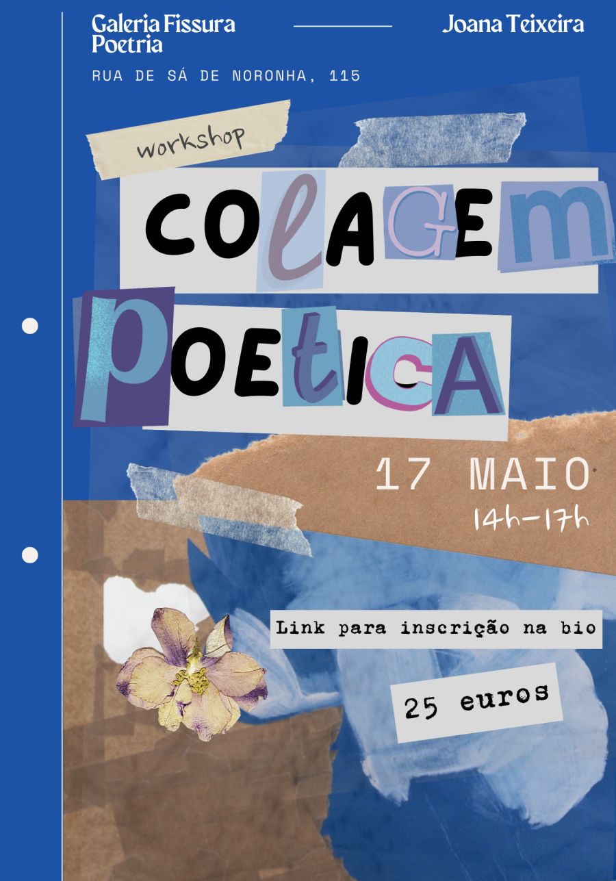 No sábado, dia 17 de maio, junta-te a uma tarde de desbloqueio criativo e expressão artística na Livraria Poetria,