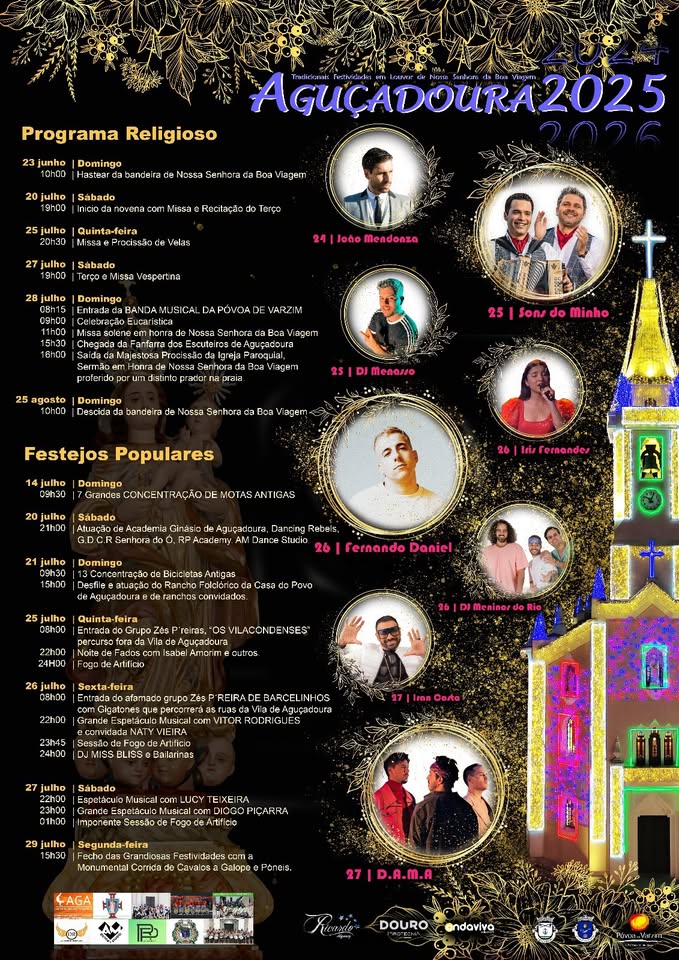 Festas de Aguçadoura 2025
