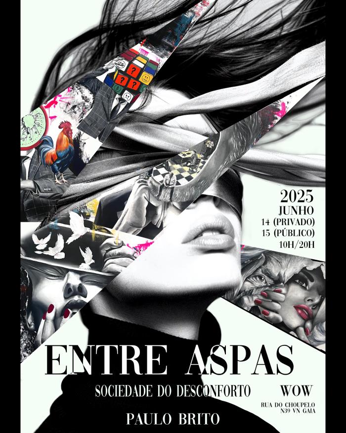 Exposição de Arte — Entre Aspas: Sociedade do Desconforto