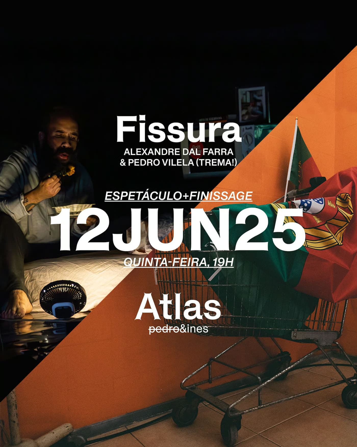 Atlas + Fissura | Finissage da exposição com espetáculo TREMA!