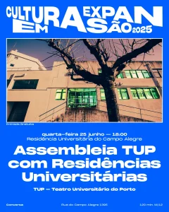ASSEMBLEIA COMUNITÁRIA TUP COM RESIDÊNCIAS UNIVERSITÁRIAS