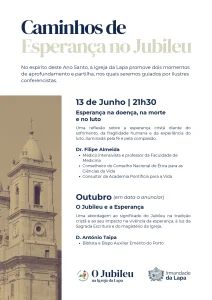 Conferência: Esperança na Doença, na Morte e no Luto