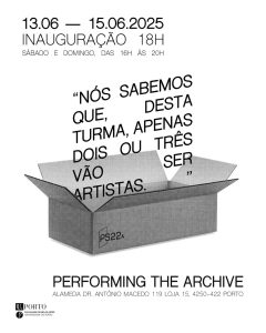 Exposição “Nós sabemos que, desta turma, apenas dois ou três vão ser artistas”