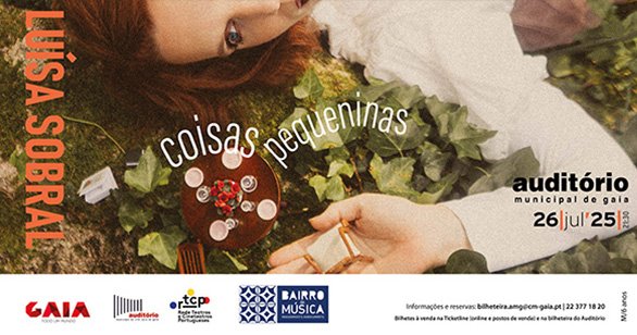 Luísa Sobral apresenta “Coisas Pequeninas” no Auditório Municipal de Gaia