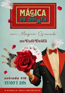 Mágica de Quinta com Mágico Granado no Café Ceuta