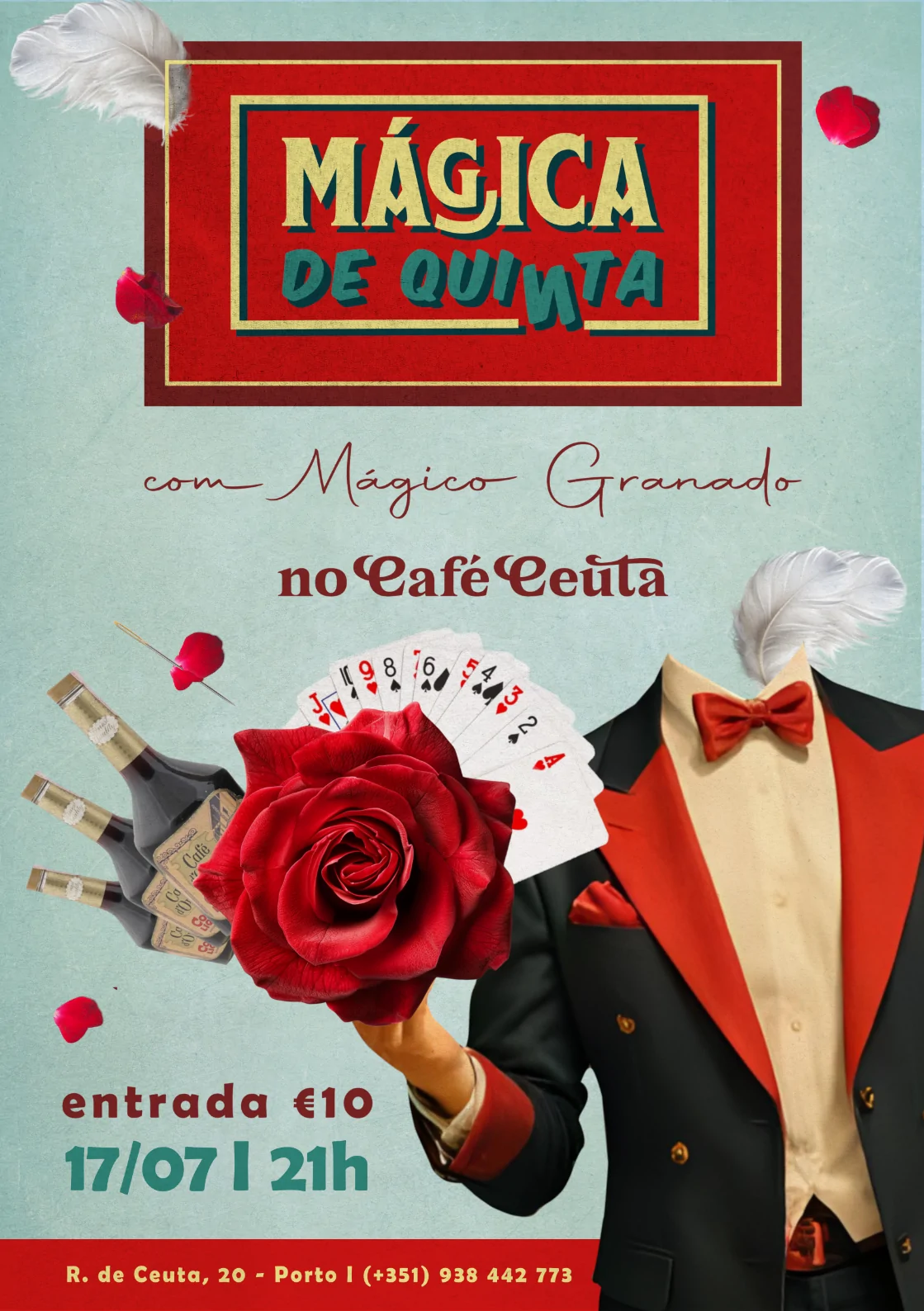 Mágica de Quinta com Mágico Granado no Café Ceuta