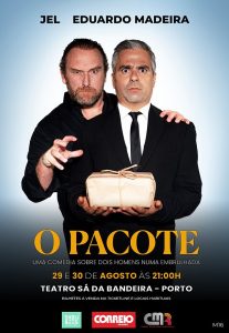 Mistério e suspense em “O PACOTE” no Teatro Sá da Bandeira