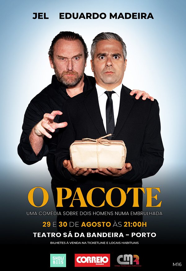 Mistério e suspense em “O PACOTE” no Teatro Sá da Bandeira