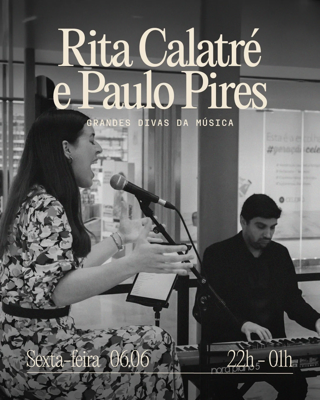 Rita Calatré e Paulo Pires no Angel's Share
