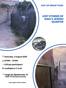 Pop-Up Group Tour: Lost Stories of Gaia's Jewish Quarter