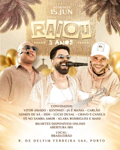 O Samba Raiou, grupo que vem iluminando os palcos do Porto com a força contagiante