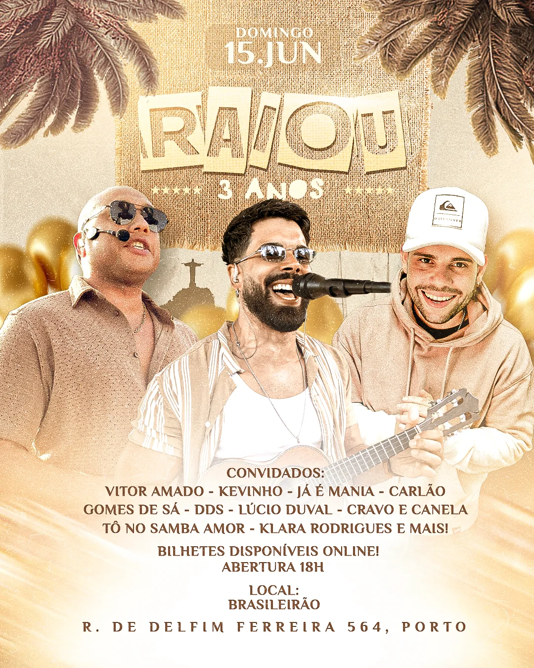 O Samba Raiou, grupo que vem iluminando os palcos do Porto com a força contagiante