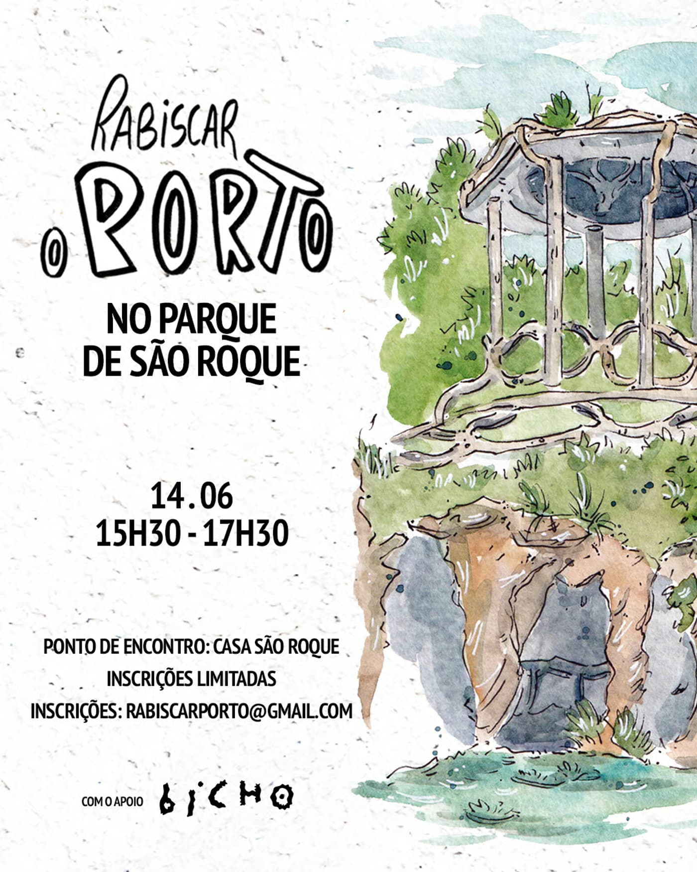 Rabiscar o Porto – Desenho em Grupo no Parque de São Roque