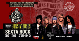 Tributo Guns N' Roses no Hard Rock Cafe Porto