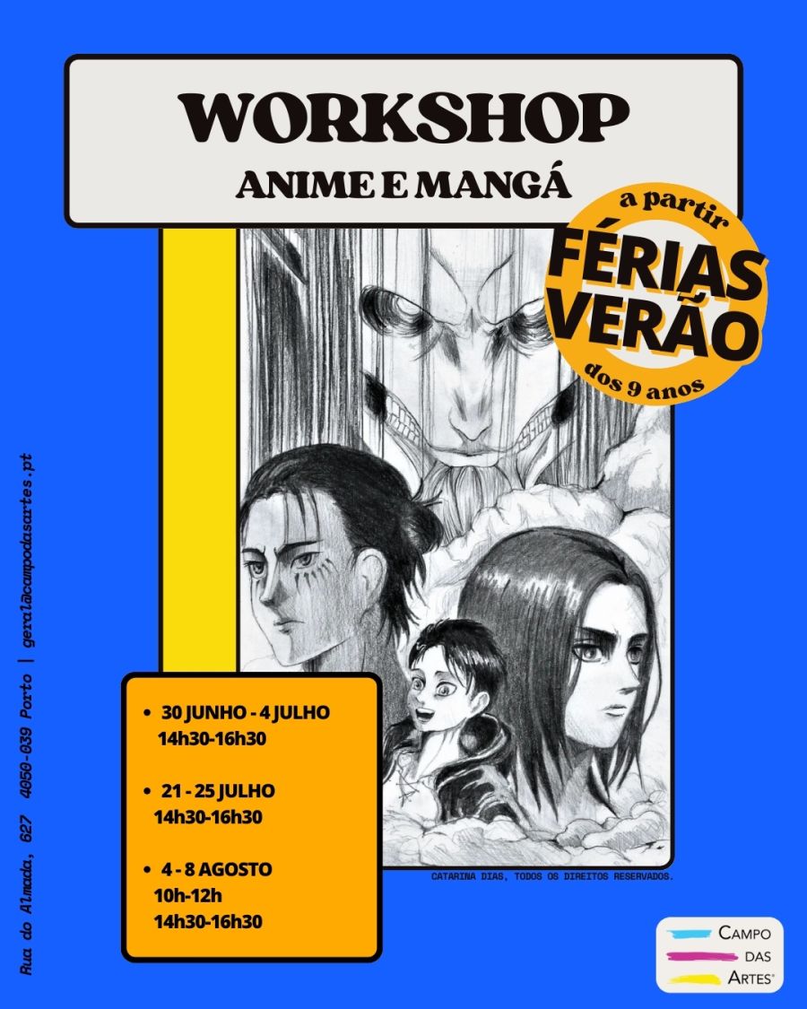Workshop de Anime e Mangá no Porto