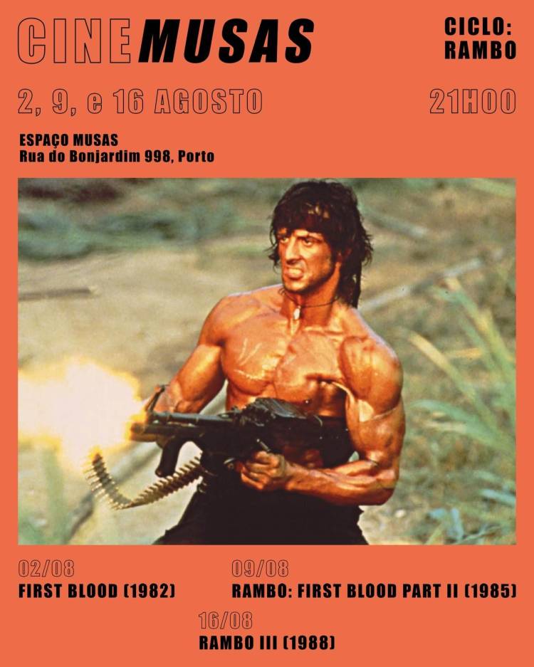 CineMusas apresenta: Ciclo RAMBO – mais do que ação?