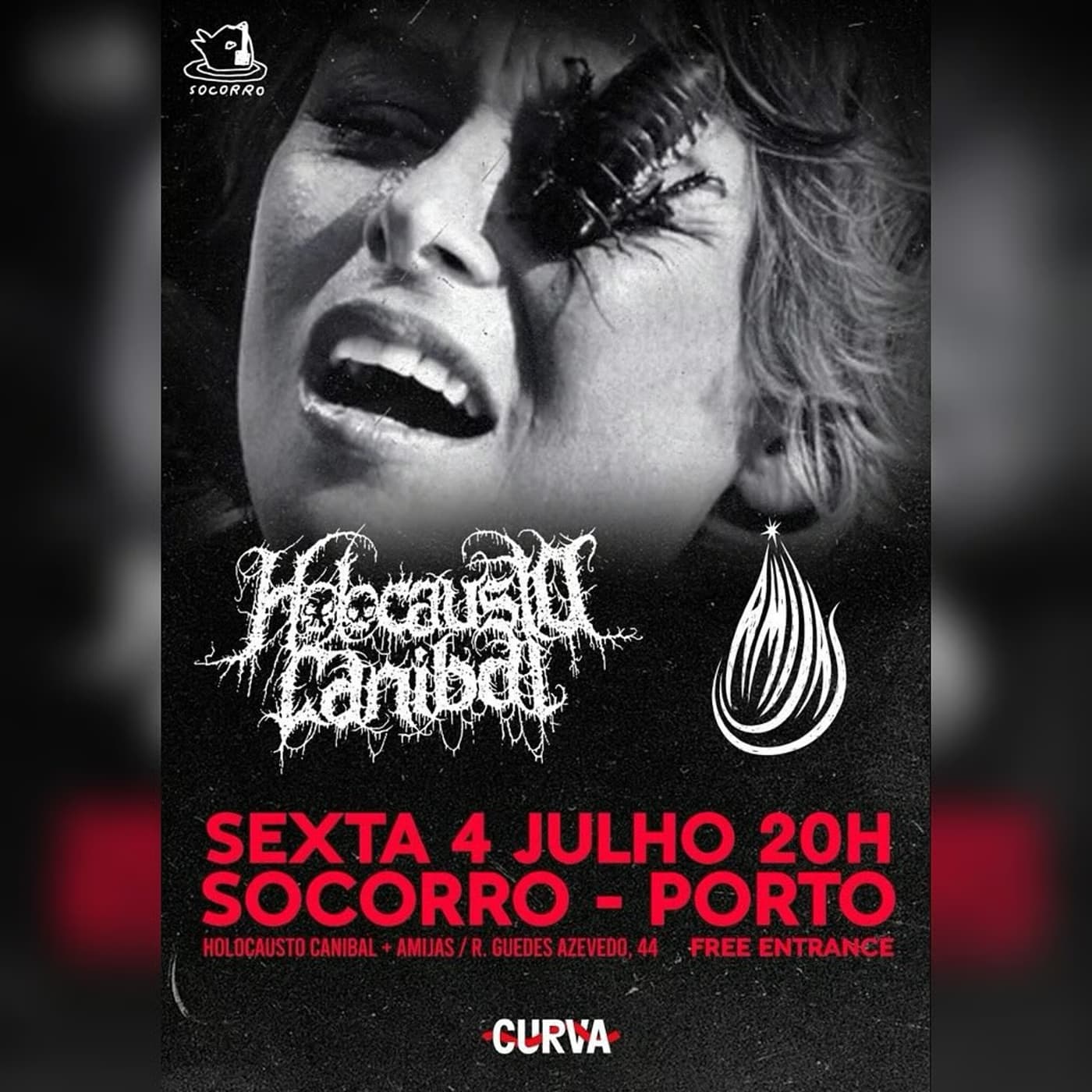 Festival Curva apresenta aMijas + Holocausto Canibal
