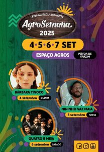 AgroSemana 2025: Bárbara Tinoco, Nininho Vaz Maia e Quatro e Meia animam a maior feira agrícola do Norte
