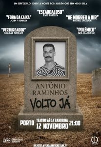 António Raminhos regressa com “Volto Já”