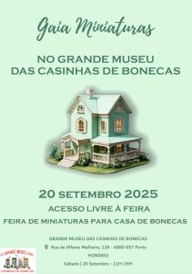 No coração do Grande Museu de Casinhas de Bonecas, num salão minuciosamente decorados