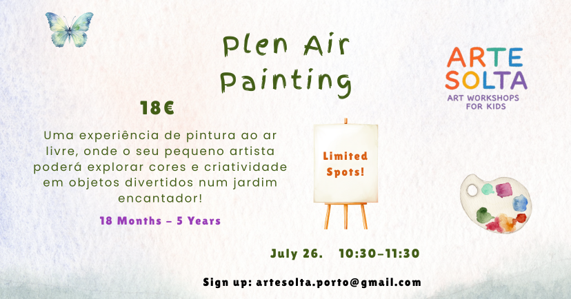 Plen Air Painting - Little Artists