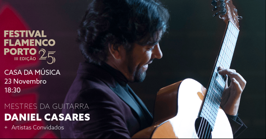 Daniel Casares ao vivo no Festival Flamenco Porto na Casa da Música