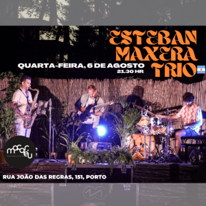 Esteban Maxera Trio ao vivo no Macaréu: jazz contemporâneo com alma sul-americana
