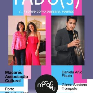 No próximo domingo, 20 de julho de 2025, às 17h00, a Macaréu – Associação Cultural
