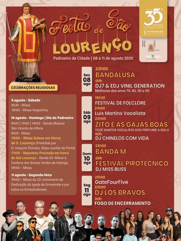 Festa de São Lourenço 2025