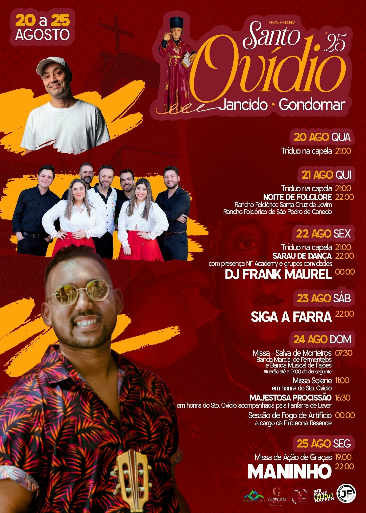 Festas de Santo Ovídio 2025 - Gondomar