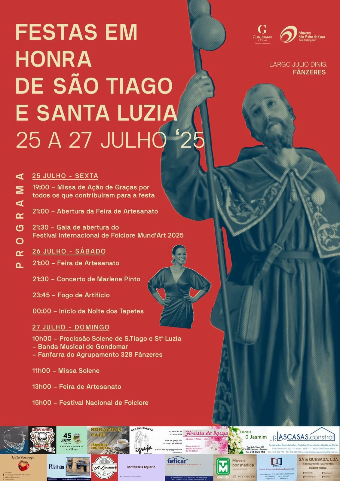 Festas em Honra de São Tiago 2025 - Fânzeres
