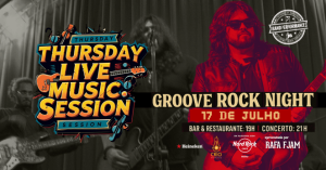 Groove Rock Night no Hard Rock Cafe Porto | Clássicos e Energia em Alta Voltagem!