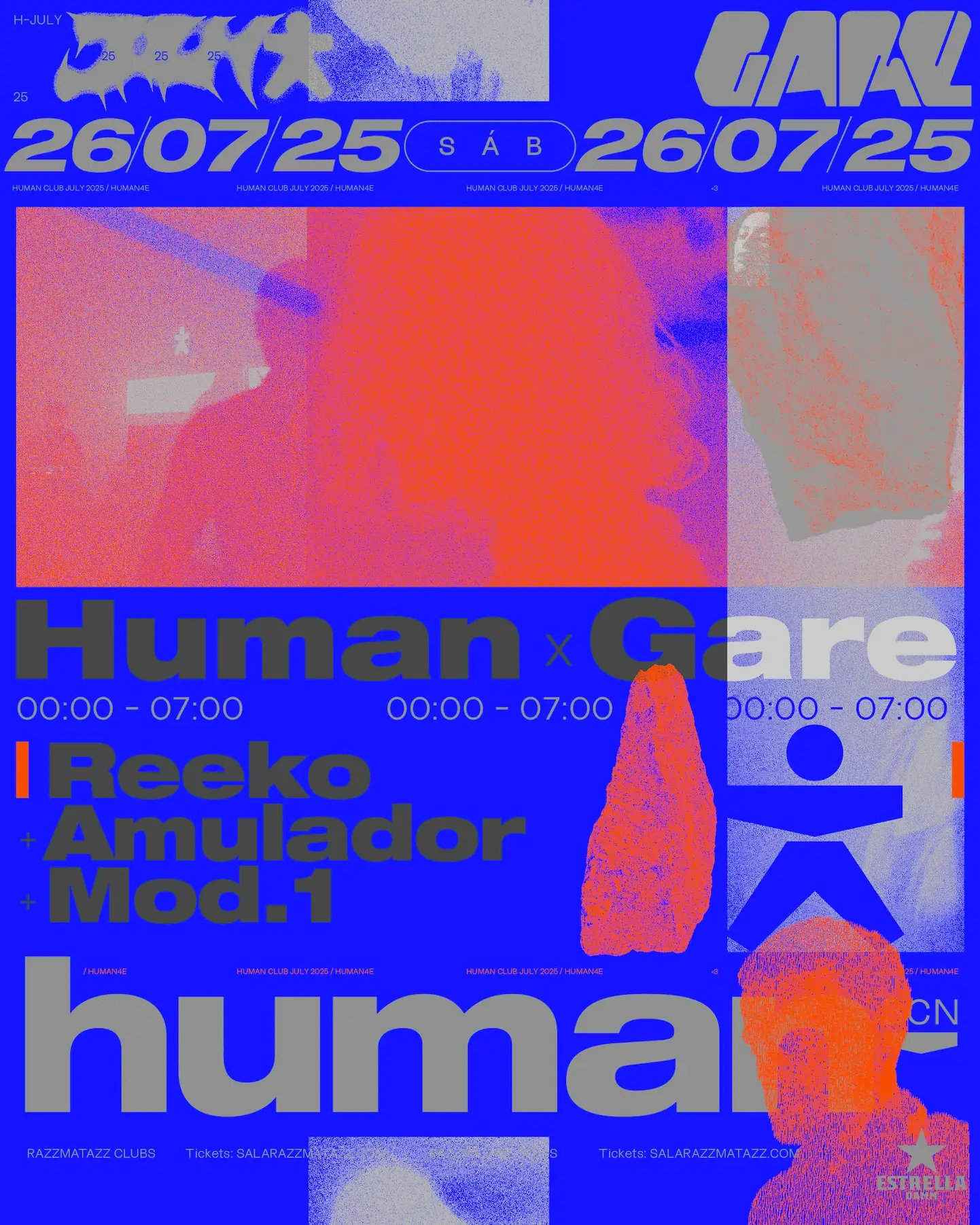 Human Club with Reeko, Mod.1, Amulador