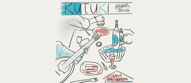 Kutuki: Tasca Grega com Comida Vegan, Música Rebetika e Dança na Casa da Horta