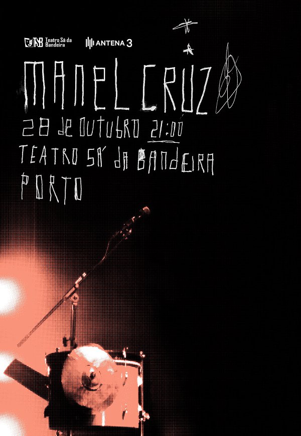 Manel Cruz apresenta Tour CRU no Teatro Sá da Bandeira