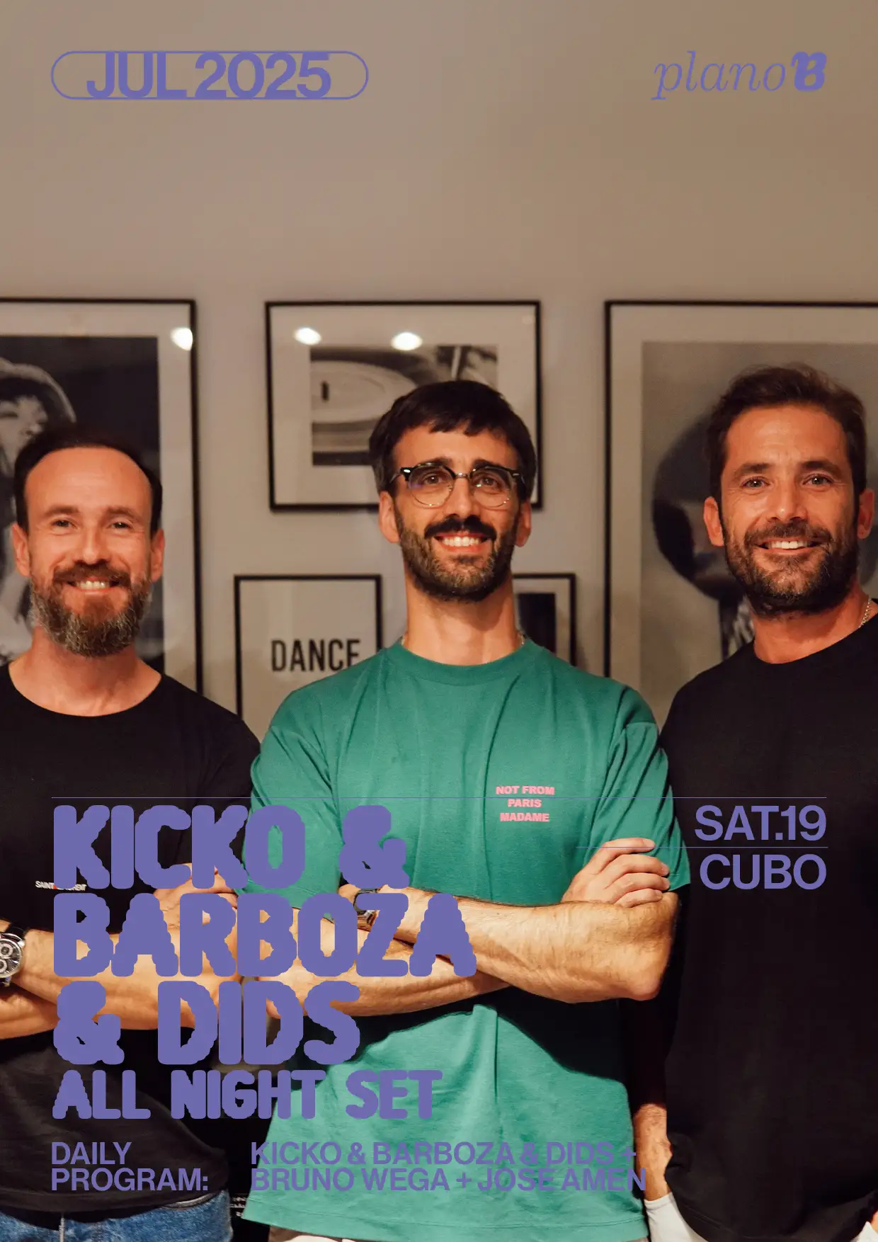 Kicko, Barboza e Dids em Set All Night no Plano B