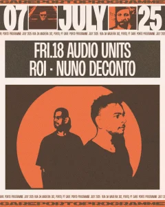 Noite Techno no Gare Porto com Audio Units, Roi (ES) e Nuno Deconto
