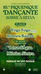 10.º Piquenique Dançante Sobre a Relva | Dois Dias de Música e Festa no Parque de São Roque