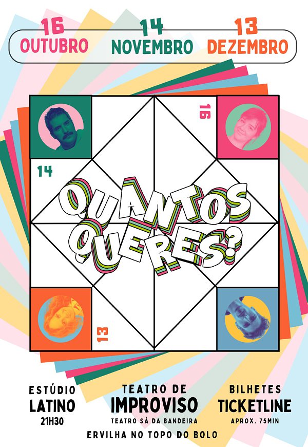 “Quantos Queres?” – Teatro de Improviso no Teatro Sá da Bandeira