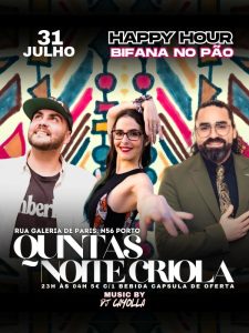 Quintas Noite Criola: música, dança e bifanas nas Galerias de Paris
