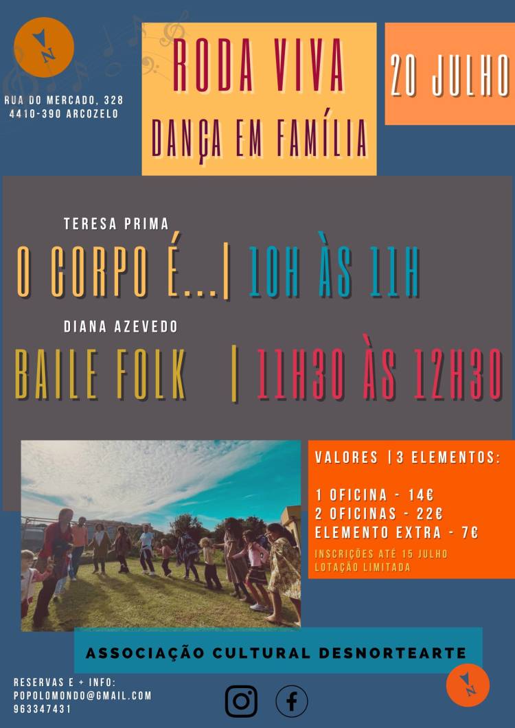 RODA VIVA - Dança em Família|20 Julho