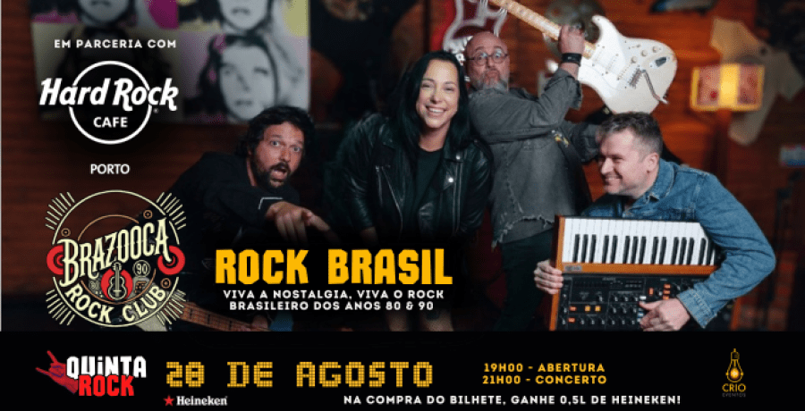 Rock Brasil 80 & 90 - Com Brazooca Rock Club