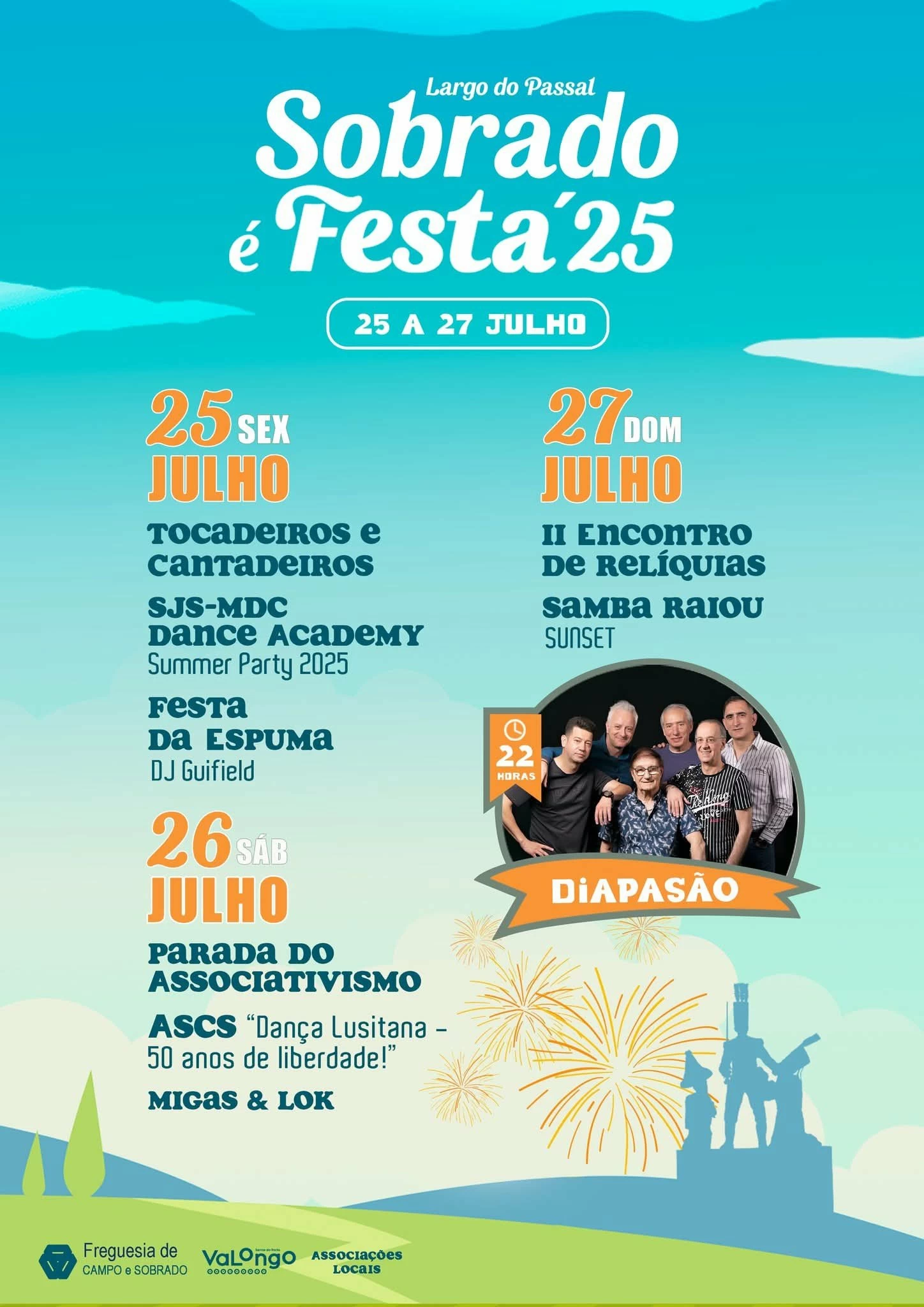 Sobrado é Festa 2025 promete três dias de música e tradição em Valongo
