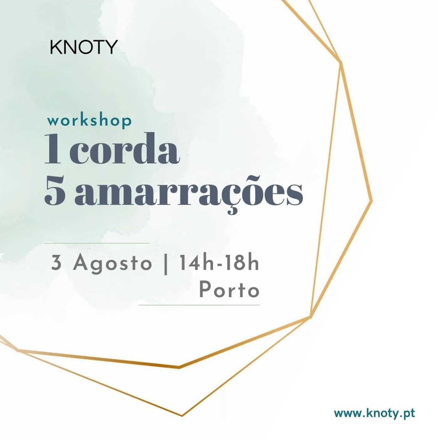 Workshop Shibari: 1 Corda, 5 Amarrações